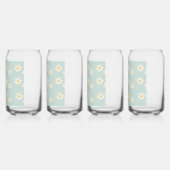 Daisy Bloom Trinkbehälter Glass Set Dosenglas (Links)