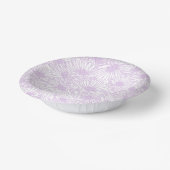 Daisy Blooms - Airy Lilac Pappteller (Gewinkelt)