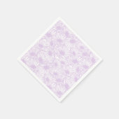 Daisy Blooms - Airy Lilac Serviette (Ecke)