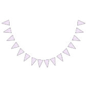 Daisy Blooms - Airy Lilac Wimpelkette (Alle)