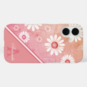 Daisy Blooms: Minimalistisches Blumenmuster Case-Mate iPhone Hülle (Rückseite (Horizontal))