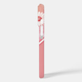 Daisy Blooms: Minimalistisches Blumenmuster Case-Mate iPhone Hülle (Rückseite / Links)