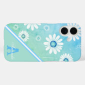 Daisy Blooms: Minimalistisches Blumenmuster Case-Mate iPhone Hülle (Rückseite (Horizontal))