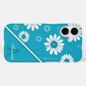 Daisy Blooms: Minimalistisches Blumenmuster Case-Mate iPhone Hülle (Rückseite (Horizontal))