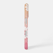 Daisy Blooms: Minimalistisches Blumenmuster iPhone 16 Hülle (Rechte Seite)