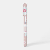 Daisy Blooms: Minimalistisches Blumenmuster iPhone 16 Hülle (Linke Seite)