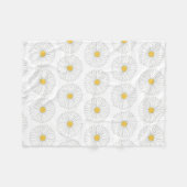 Daisy Blossom Blume Daisies Garden Party Floral Fleecedecke (Vorderseite (Horizontal))