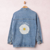 Daisy Blossom Blume Daisies Garden Party Floral Jeansjacke (Hangar)