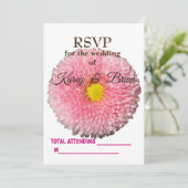 Daisy Blossom UAWG Foto-Karte Einladung (Stehend Vorderseite)