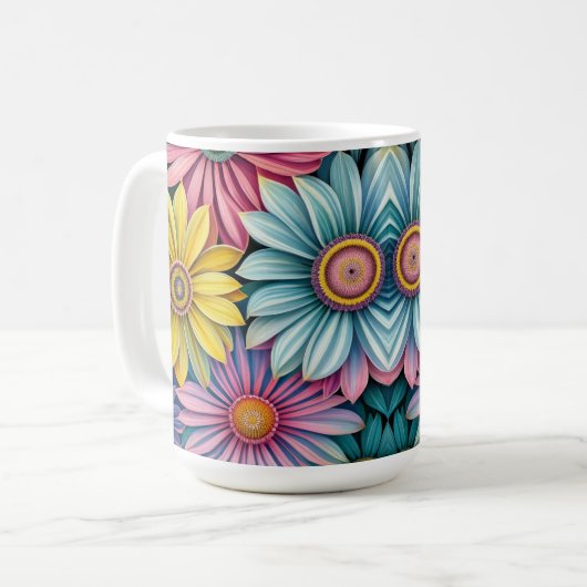 Daisy Blossoms Coffee Tasse (Vorderseite Links)