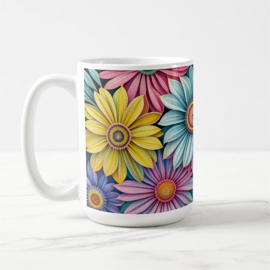 Daisy Blossoms Coffee Tasse (Links)