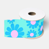 Daisy Blue Aquamarin Ripsband (Spule)