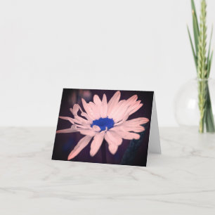 Daisy Blue Center individuell anpassbare Note Card Dankeskarte