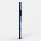 Daisy Blue Elegant White Script Case-Mate iPhone Hülle (Hinten/Rechts)