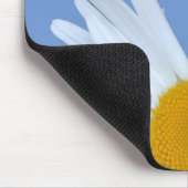 Daisy Blue Elegant White Script Mousepad (Ecke)