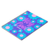 Daisy Blue Lilac Notizblock (Linke Seite)