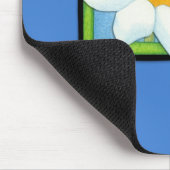 Daisy-Blue-Mousepad Mousepad (Ecke)
