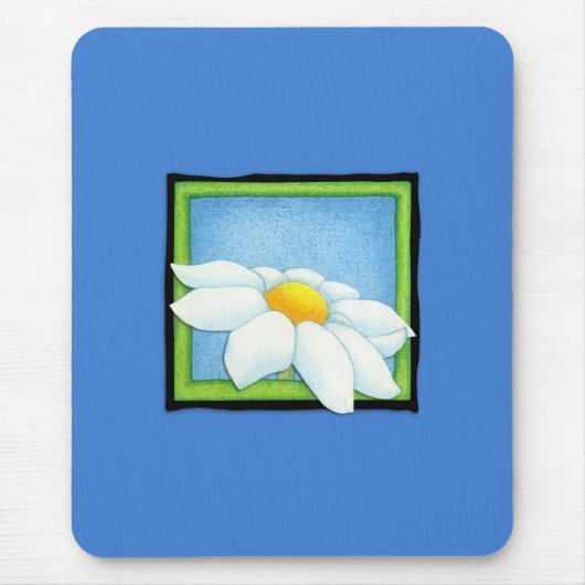 Daisy-Blue-Mousepad Mousepad (Vorne)