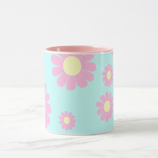 Daisy Blue Pink Tasse (Zentrum)
