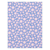 Daisy Blue Pink Tischdecke (Vorderseite)