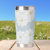 Daisy Blue Sky Springtime-Insulbler Thermobecher