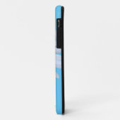 Daisy Blue White Script Case-Mate iPhone Case (Hinten/Links)