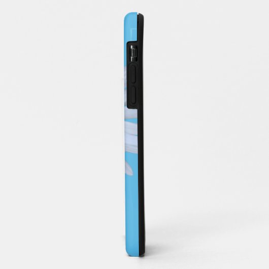 Daisy Blue White Script Case-Mate iPhone Case (Hinten/Links)
