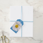 Daisy Blue White Wedding Vielen Dank für Ihr Inter Geschenkanhänger (Mit Garn)