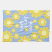 Daisy Blue Yellow Sweet Zuhause Geschirrtuch (Horizontal)