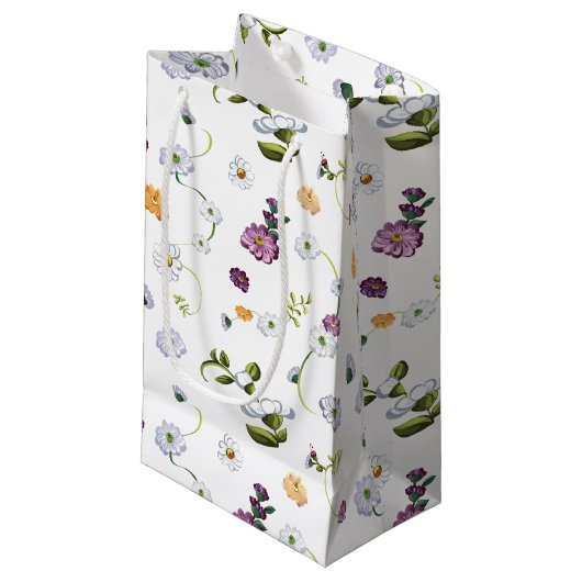 Daisy Blume 2 Kleine Geschenktüte (Vorderseite Schrägansicht)