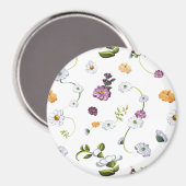 Daisy Blume 2 Magnet (Vorderseite/Rückseite)