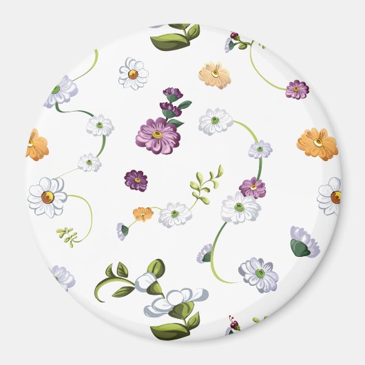 Daisy Blume 2 Magnet (Vorne)