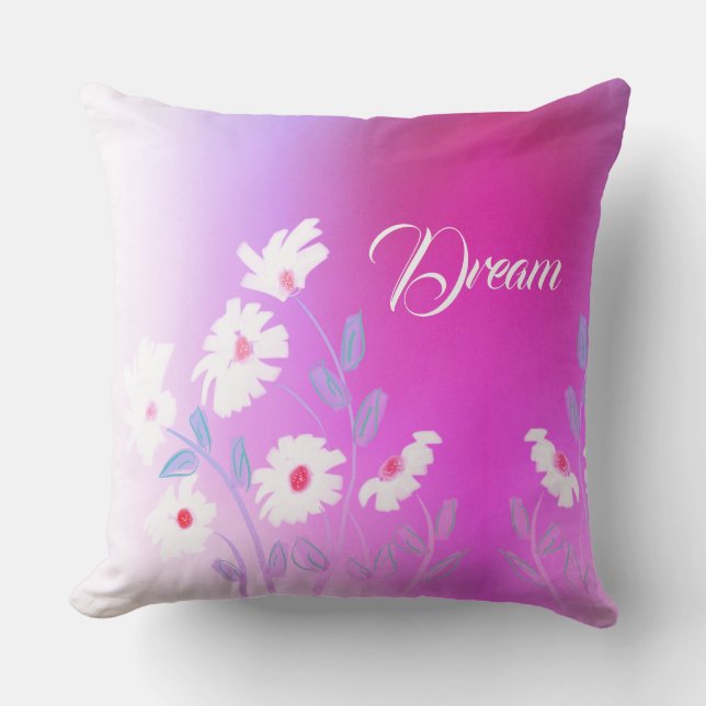 Daisy Blume Accented Kissen (Vorderseite)