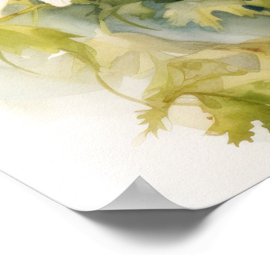 Daisy Blume Art Print Poster (Ecke)