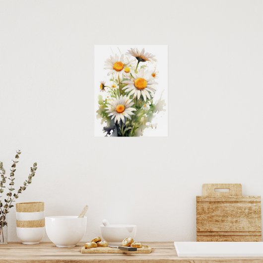 Daisy Blume Art Print Poster (Küche)