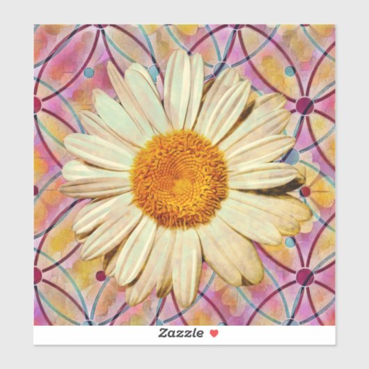 Daisy Blume Art Vintag Style Sticker (Blatt)