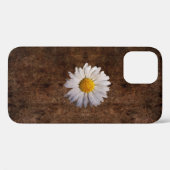 Daisy-Blume auf braunem Hintergrund Case-Mate iPho iPhone Hülle (Rückseite (Horizontal))