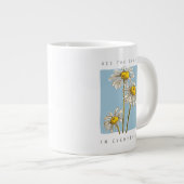 Daisy Blume Beauty Slogan Jumbo-Tasse (Vorderseite Rechts)
