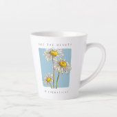 Daisy Blume Beauty Slogan Milchtasse (Rechts)