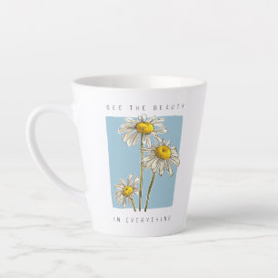 Daisy Blume Beauty Slogan Milchtasse