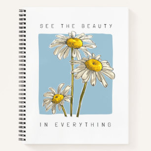 Daisy Blume Beauty Slogan Notizblock