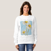 Daisy Blume Beauty Slogan Sweatshirt (Vorne ganz)