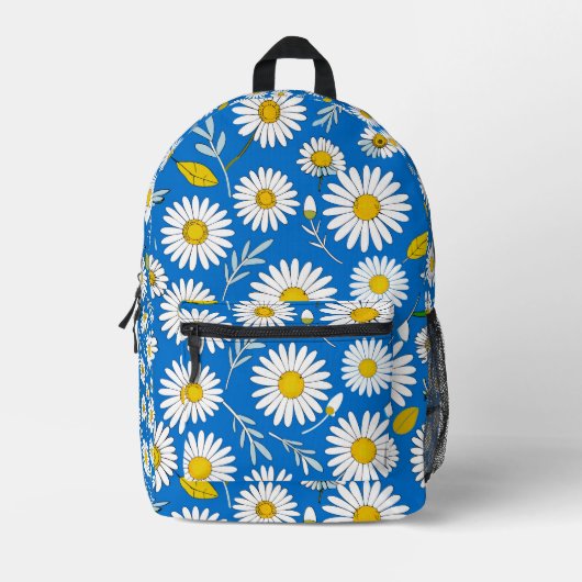 Daisy-Blume Bedruckter Rucksack (Vorderseite)