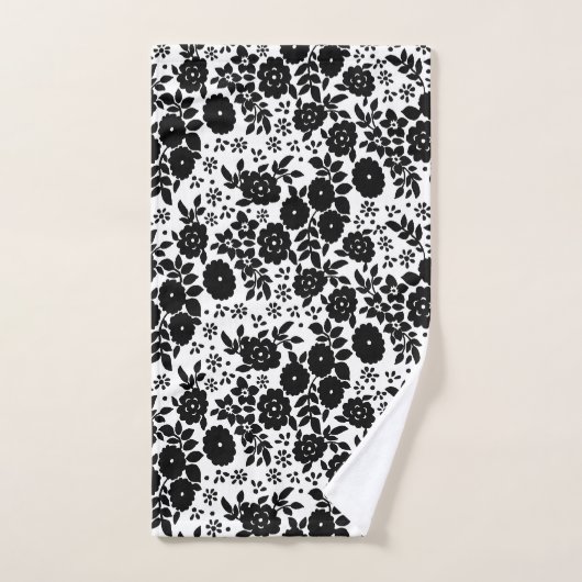 Daisy Blume Black Strip Badetuch Set (Handtuch)