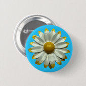 Daisy Blume - Blumenfrühling Sommer Moderne Dekora Button (Vorne & Hinten)