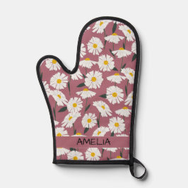 Daisy Blume boho blumenmuster muster personalisier Ofenhandschuh