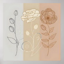 Daisy Blume Botanische Wand an Wand Kunst, Dichtun