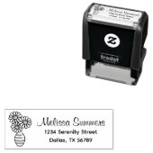 Daisy Blume Bouquet Vase Adresse Permastempel (Beispiel)