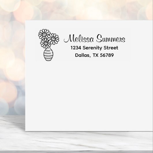 Daisy Blume Bouquet Vase Adresse Permastempel