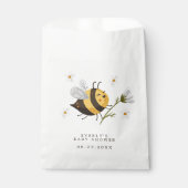 Daisy Blume Bumblebee Bee Baby Dusche Geschenktütchen (Vorderseite)